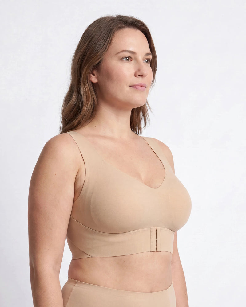 LEISHAPE Cross-Back Posture Bra - Nude zoom